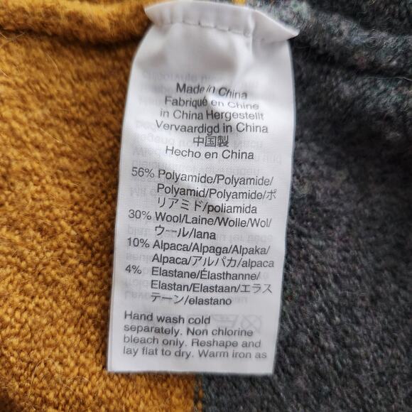 Madewell Kent Colorblock Cardigan Sweater in Coziest Yarn Women's Size XXS - Picture 11 of 11